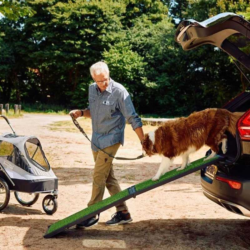 innopet® dog car ramp poly grass