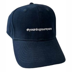 cam baseball cap navy your dog more years