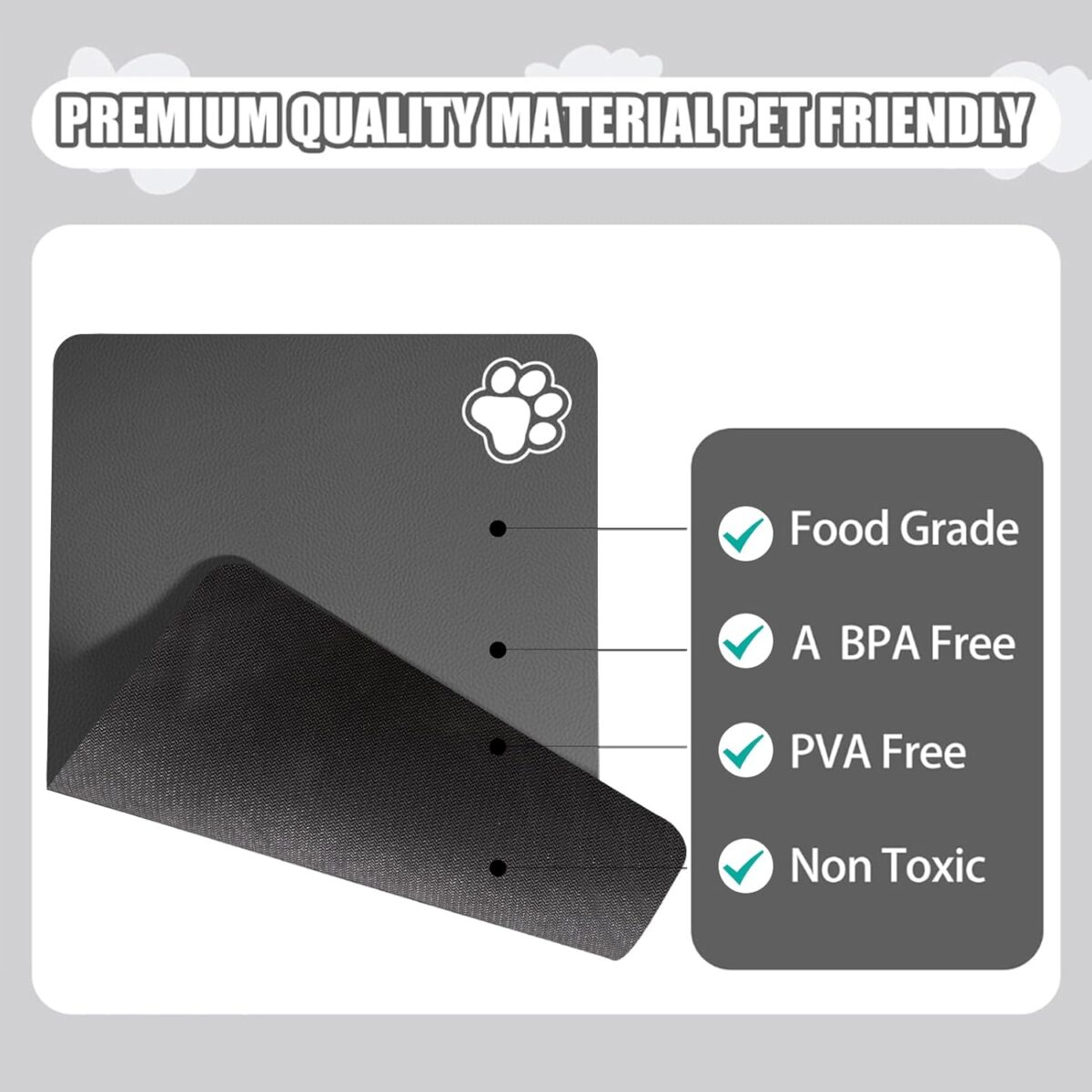 absorbent dog placemat