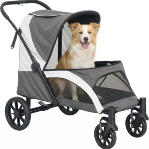 pawhut dog stroller