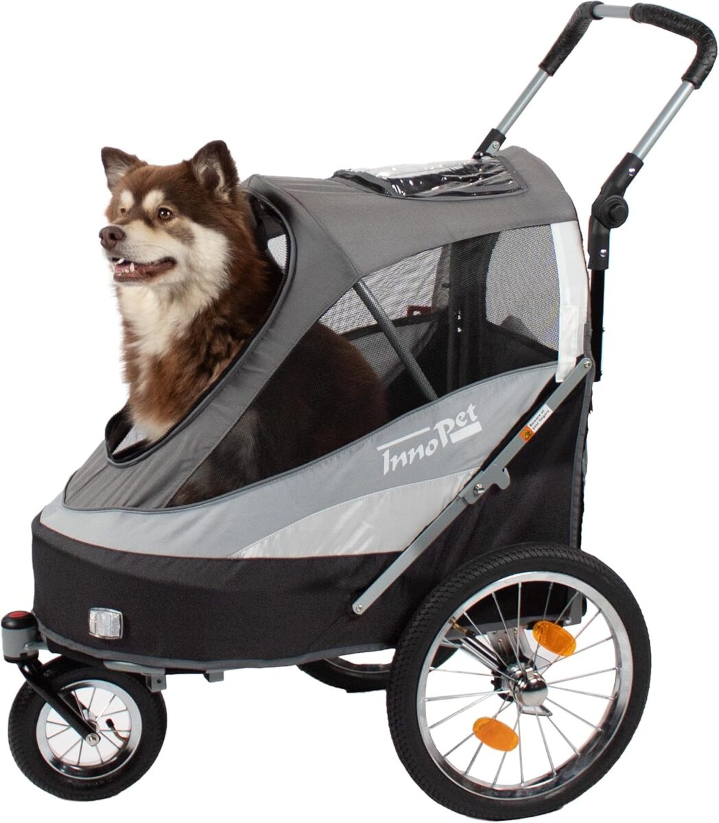 innopet sporty dog trailer deluxe