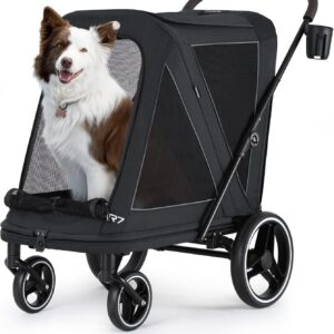 beberoad r8 4 wheels foldable pet stroller