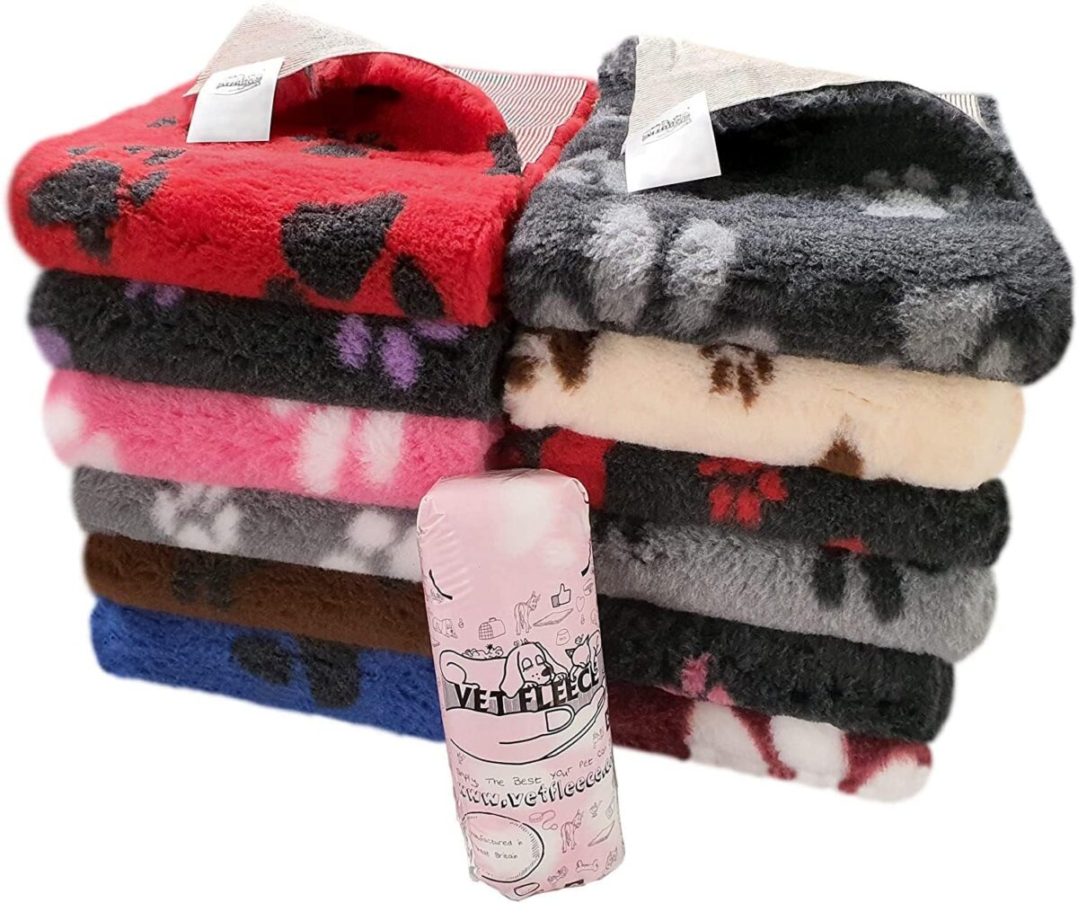 vet bedding: non slip rubber backing