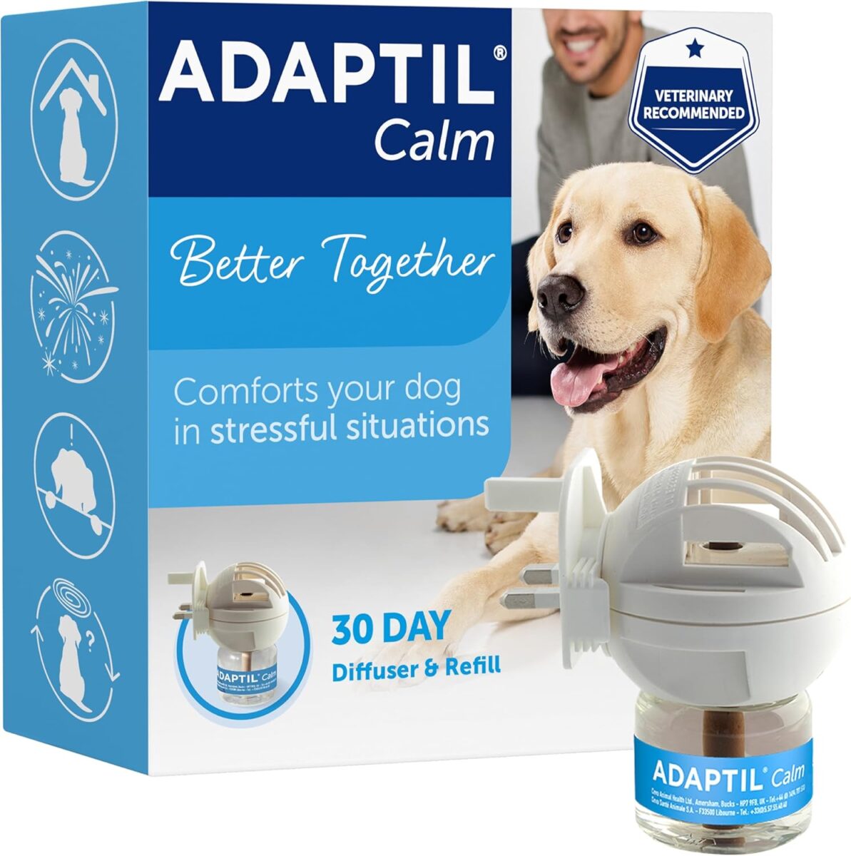 adaptil calm home diffuser for dogs with 30 day refill