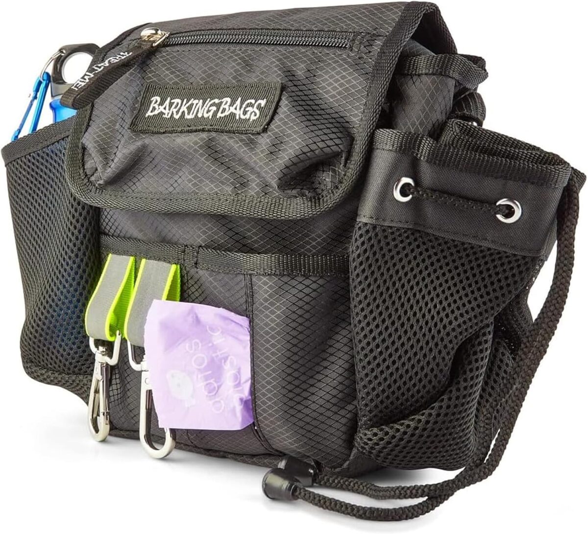 the original dog walking bag | stylish, waterproof, & award winning | treat & poop bag dispenser | perfect for training, walks, & essentials |