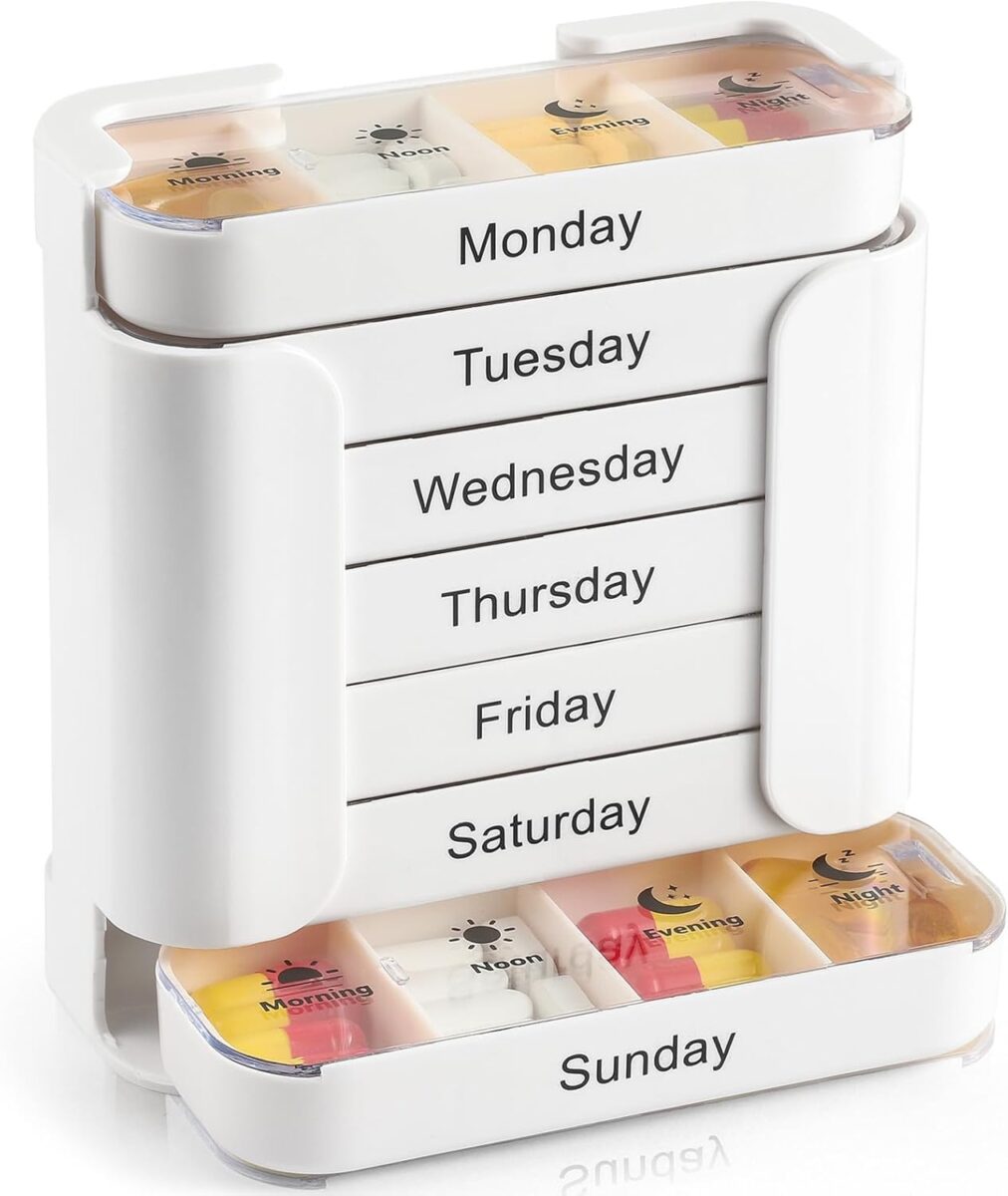 weekly pill organiser 7 day 4 times a day