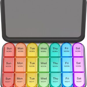 pill box 7 day, 3 times a day
