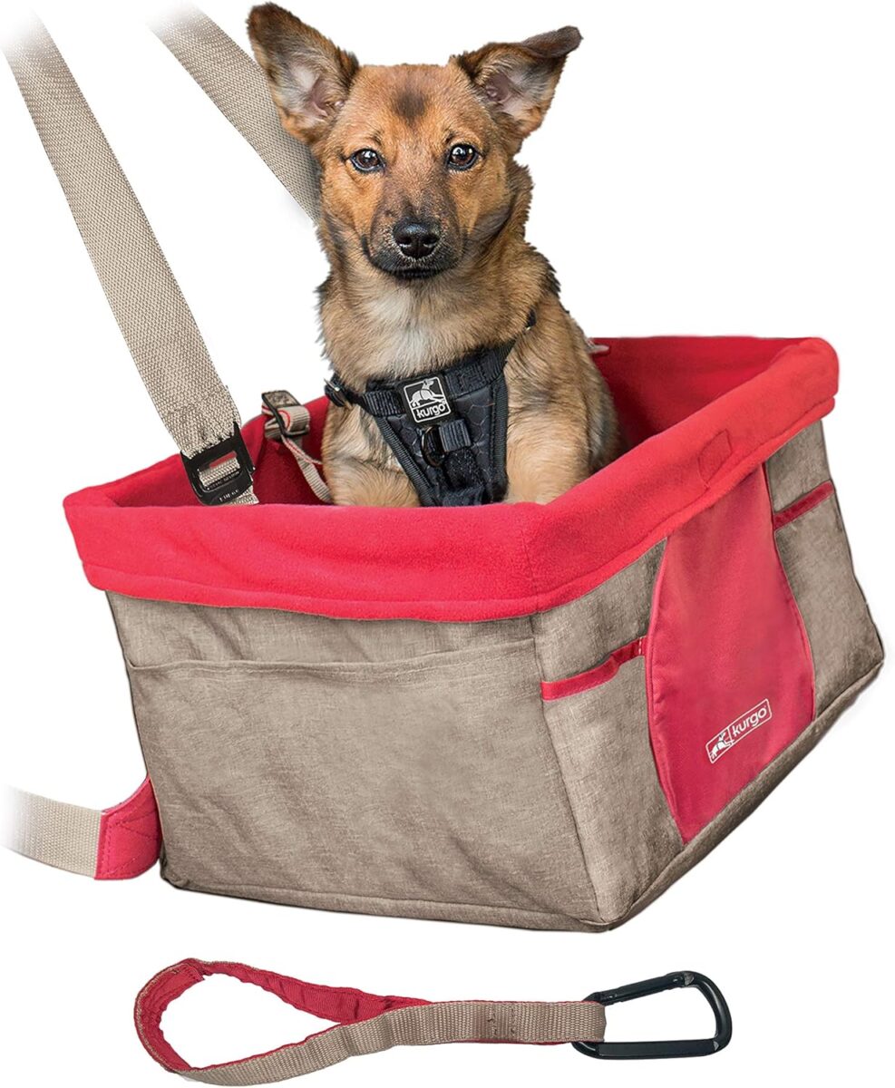 kurgo heather car booster seat for dogs