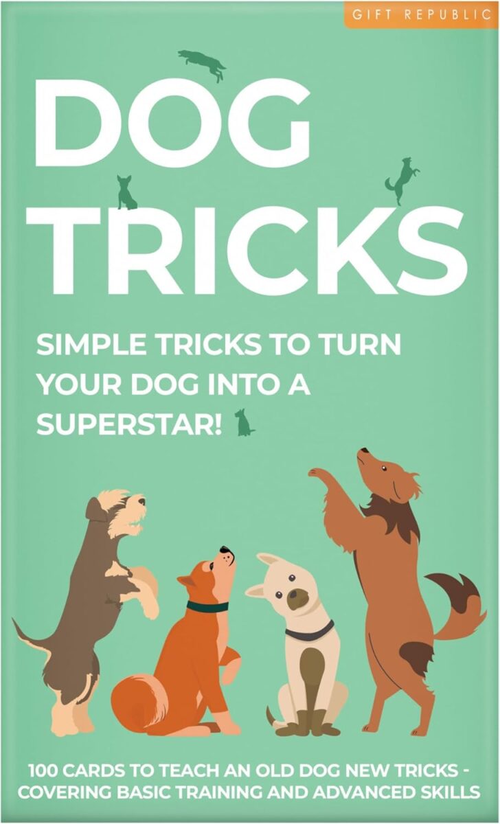 dog tricks card pack 100 training cards for dogs