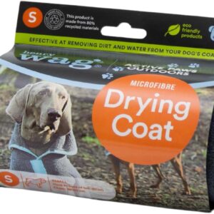 henry wag drying coat soft & highly absorbent microfibre
