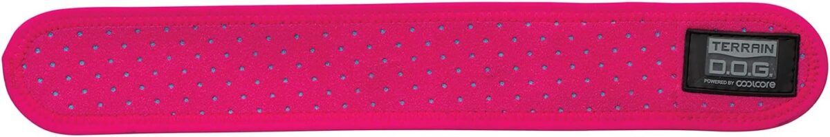 dog wrap for icing & cooling (pink)