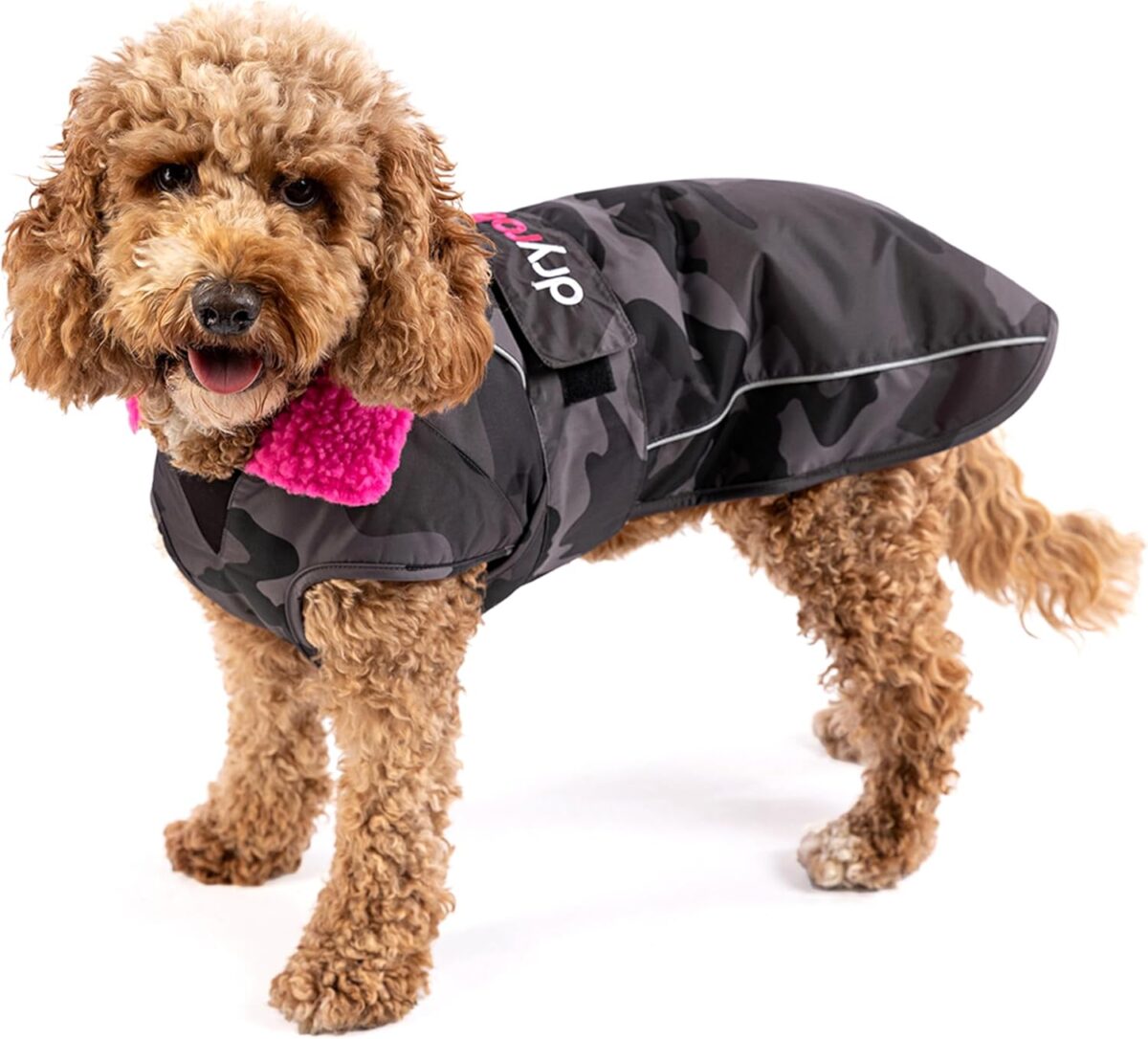 dryrobe® dog coat waterproof & windproof with fleece lining