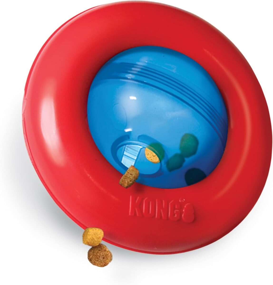 kong gyro interactive dog toy for treat dispensing