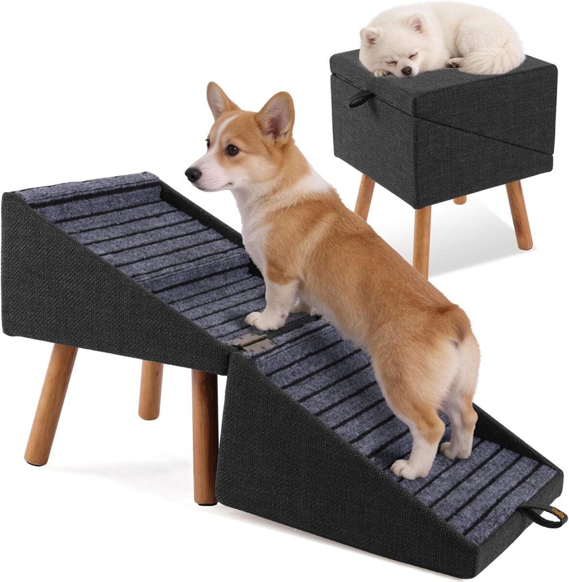 foldable ottomon steps