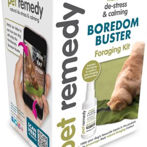 pet remedy natural de stress and calming boredom buster foraging kit