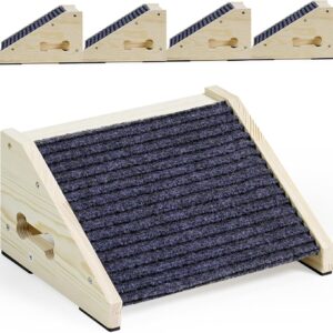 4 pack wooden dog ramp for stairs