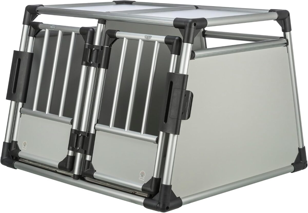 trixie double transport box